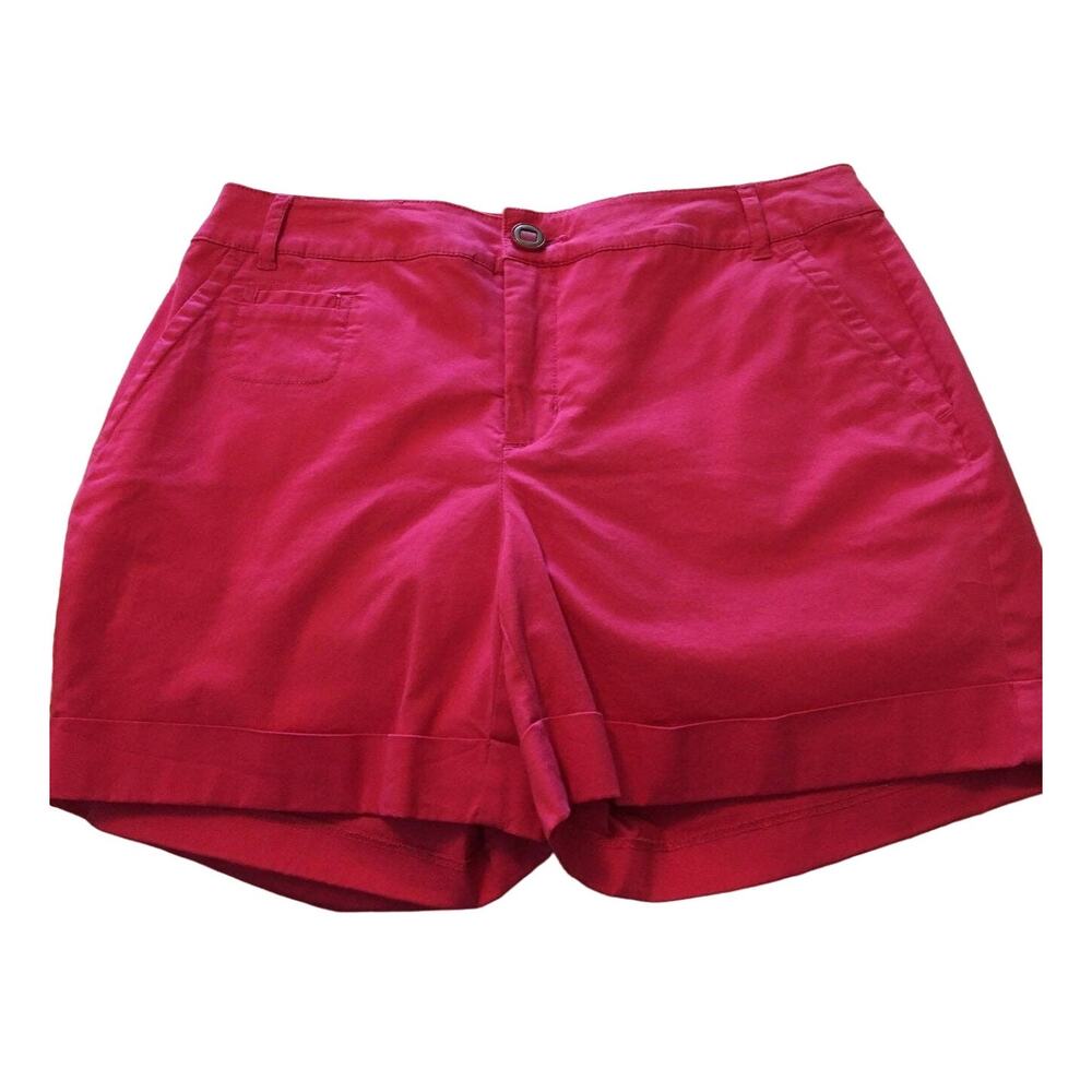 Tribal Boutique Cuffed Pink Shorts Size 6 Five Pockets